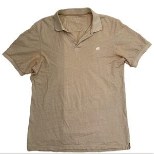 🛍 Banana Republic Tan Short Sleeve Polo